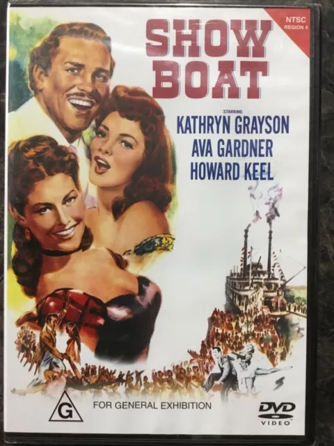 SHOW BOAT - DVD Region 4 - Howard Keel Ava Gardner BRAND NEW SEALED