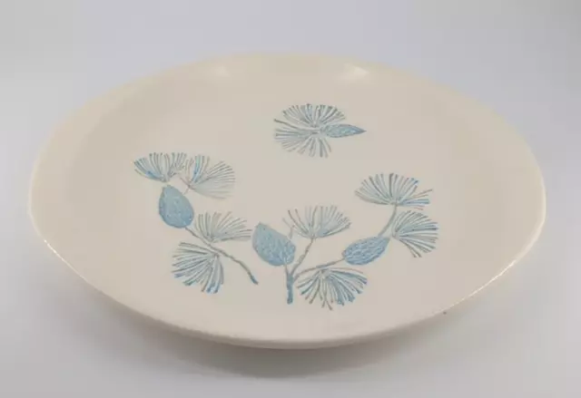 Marcrest Blue Spruce SERVING PLATE 11.5" Pinecone Design Baking Serving Vintage