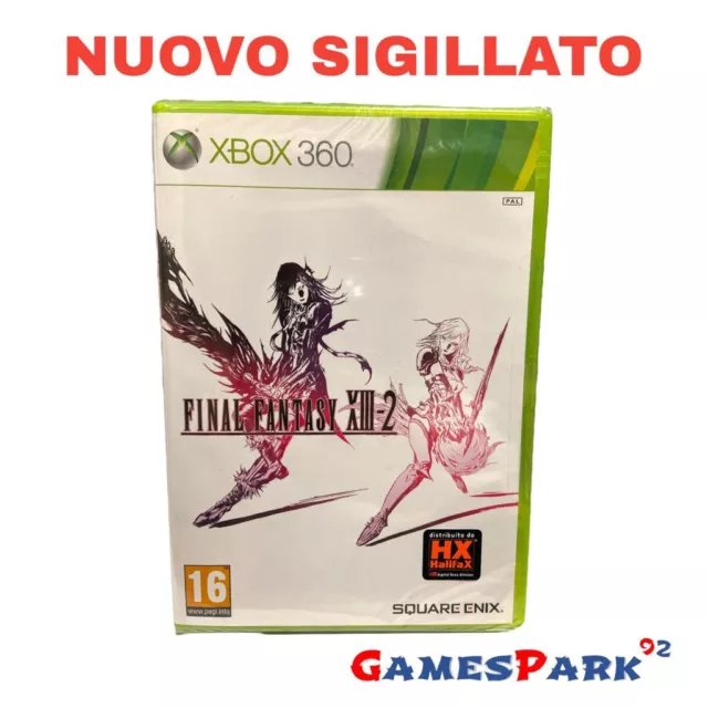FINAL FANTASY XIII-2 XBOX 360 GIOCO NUOVO SIGILLATO PER Italiano PAL DI DA X