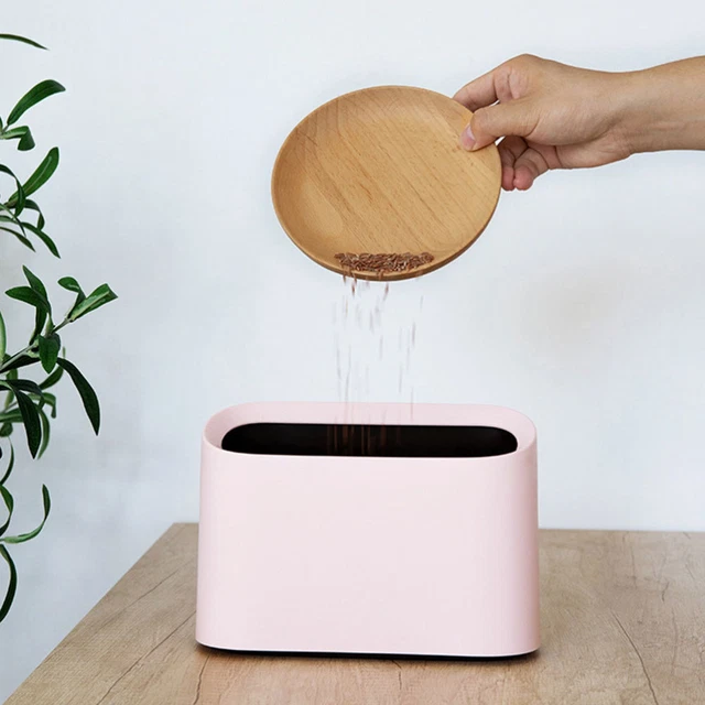 Pattumiera da scrivania mini contenitore rifiuti tavolo da ufficio bidone della spazzatura cucina scrivania
