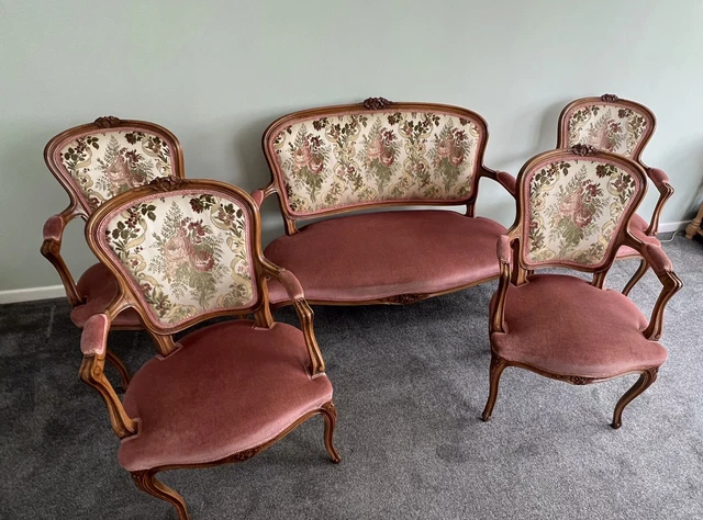 louis xv antique Parlour Suite