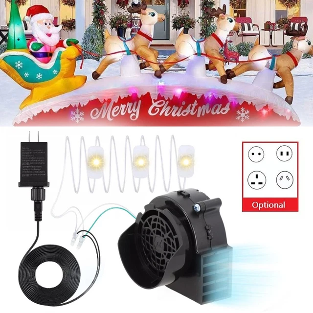 AIRBLOWN INFLATABLE REPLACEMENT Part Fan Blower with Adapter 3 LED ...