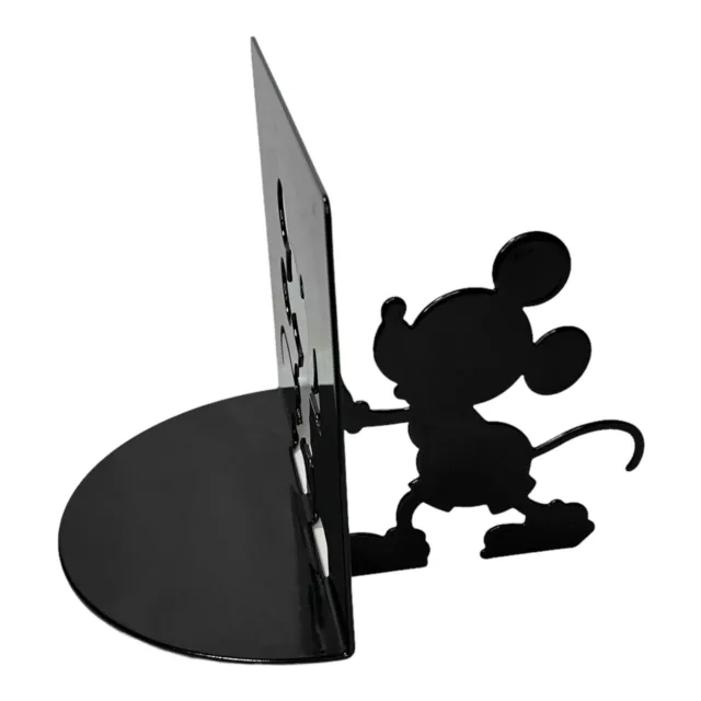 Disney Mickey Mouse Bookend Michael Graves Silhouette Metal Black 1 Piece