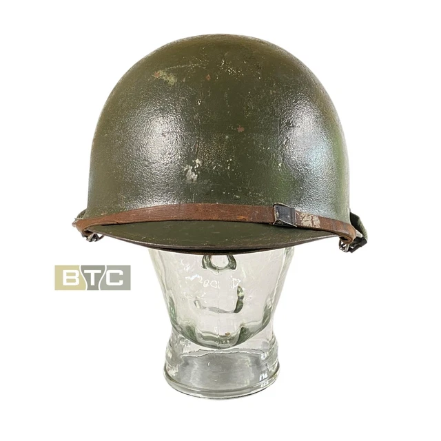 US KOREAN WAR M1 Steel Combat Helmet with Liner - Original £231.92 ...