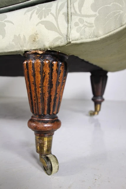 English Regency Antique Upholstered Daybed 3