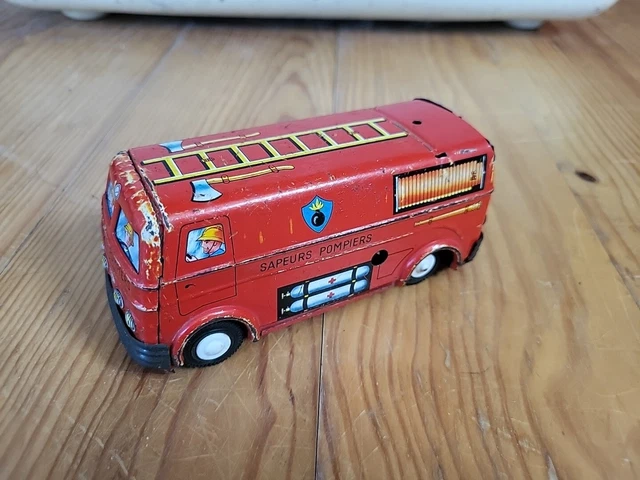 Grande échelle Double Joustra Pour Camion De Pompier – Vintage