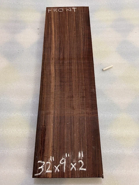 Indian Rosewood Block 32” X 9" X 2" Same Item Pack