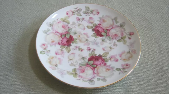 Vintage Schumann Arzberg Germany, Bavarian, June Rose Salad / Dessert Plate