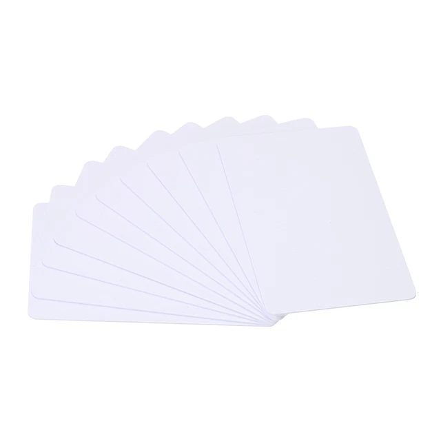 20 pz schede NFC NTAG215 504 byte 3""x2"" etichetta scheda PVC vuota bianca