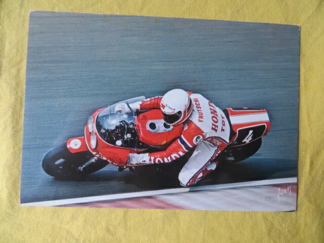 Michel FRUTSCHI sur Honda RS 1000 - 1982 - carte postale