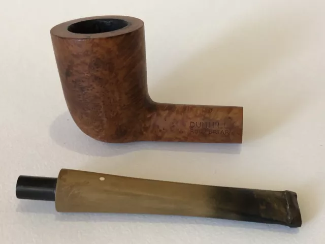 Ancienne PIPE en BOIS signée DUNHILL ROOT BRIAR 41052 Made In England 2