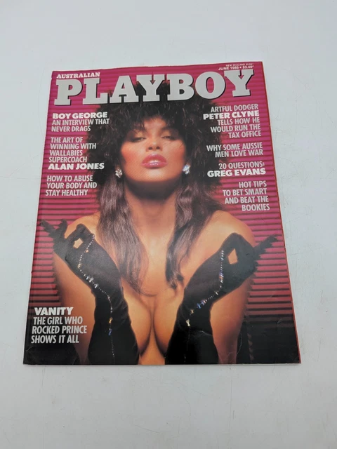 RARE AUSTRALIAN PLAYBOY Magazine, June 1985 Issue, Vanity (Denise