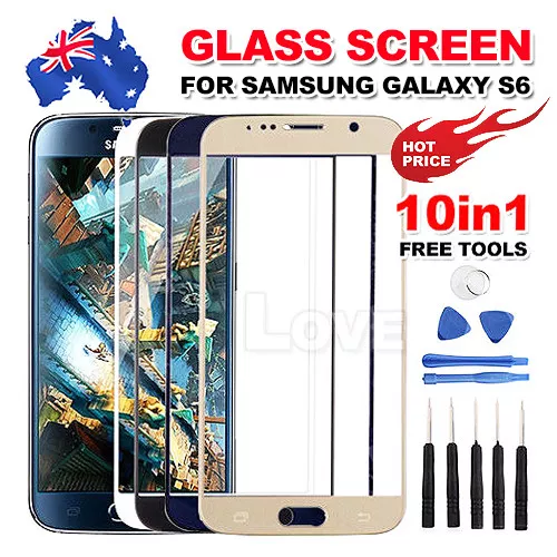 Outer Screen Front Lens For Samsung Galaxy S6 G9200 Replacement Glass AU STOCK