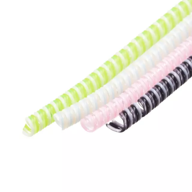 Spirale Cavo Protezione per USB Cavo Manicotto 4.6 Piedi Rosa Bianco Verde Nero