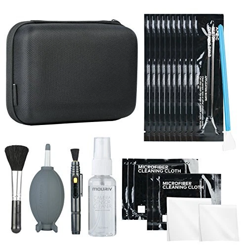 Professional Deluxe DSLR Camera Cleaning Kit with10 APS-C Cleaning Swa...