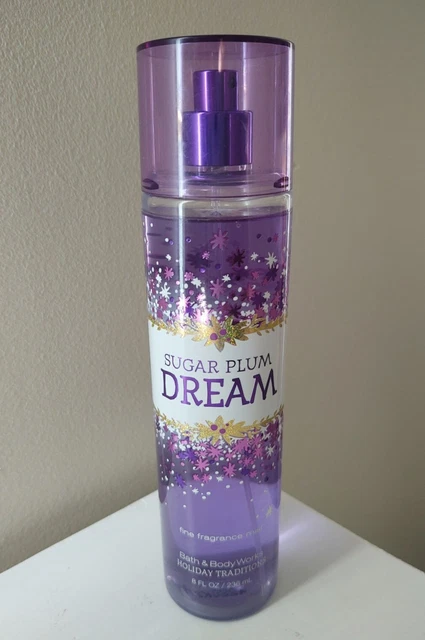 BATH & BODY WORKS SUGAR PLUM DREAM FINE FRAGRANCE MIST BODY SPRAY 8 oz.