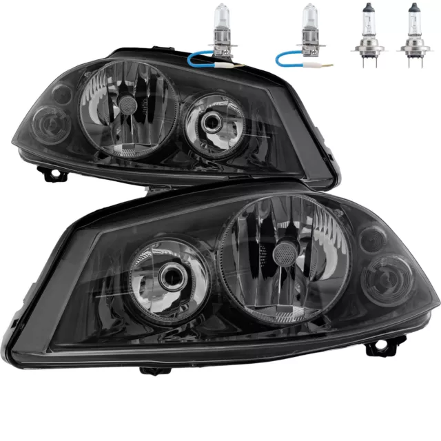 Set Faros para Seat Ibiza III 3 Tipo 6L Año Fab. 02-06 H7+ H3 Incl. Lámparas