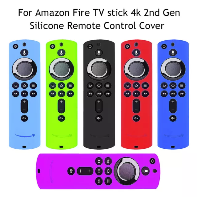 Für Amazon 2nd Gen Feuer TV Karte 4K Ersatz Fernbedienung Silikon Decke E