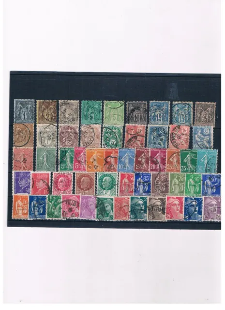 Frankreich,Lot Briefmarken,89 Stck.,gestempelt und ungebraucht,Top,ansehen!