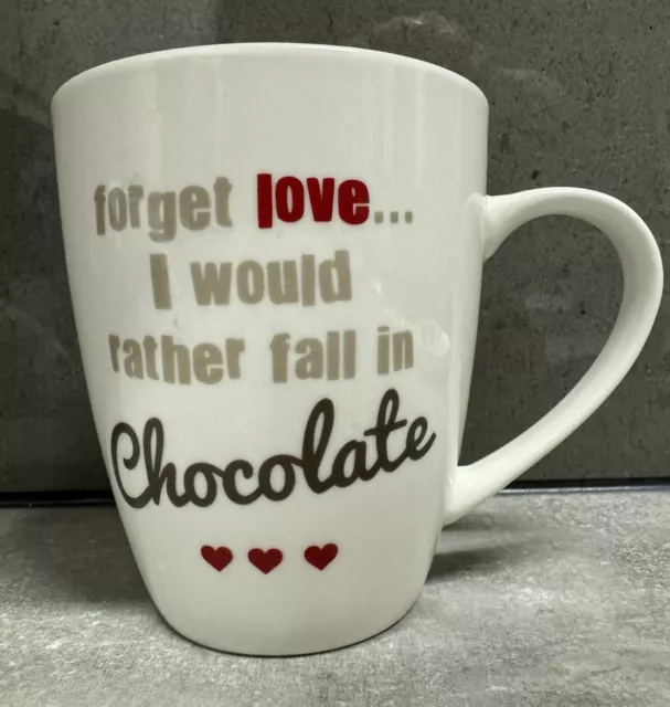 Love Chocolate Valentines Coffee - Mug - Cup Birthday - Christmas - Gift