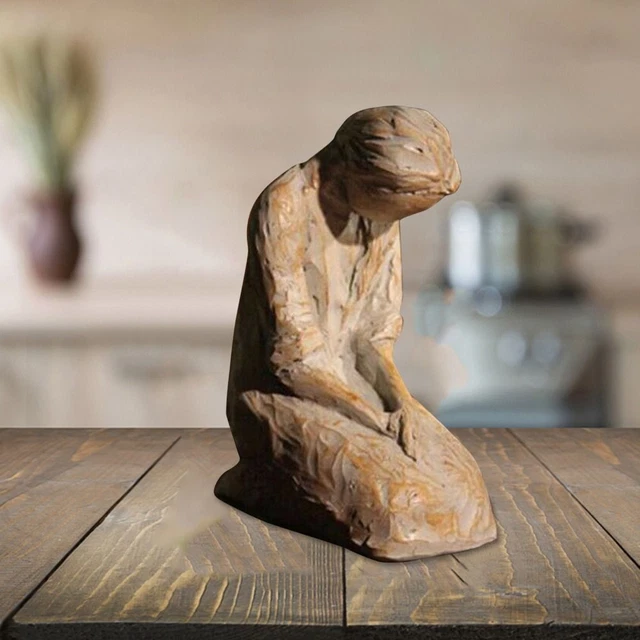 Harz Heim dekor Statue Frauen Figuren Skulptur Hand bemalt geformt Frau Betend