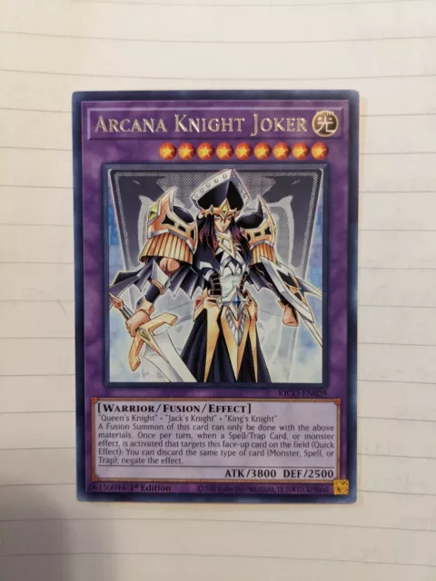 Yugioh! Arcana Knight Joker - KICO-EN029 - Rare - 1st Edition Near Mint, English
