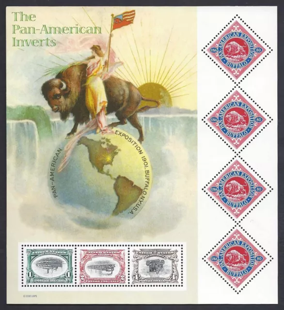 US STATI UNITI 2001 Minifoglio Esposizione PAN Americana Buffalo MNH**