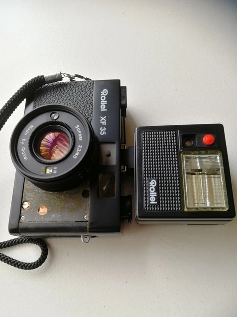 Rollei XF35 Camera With Rollei 100 XLC Flash Camera Ser:N:7304560 Lens Faulty