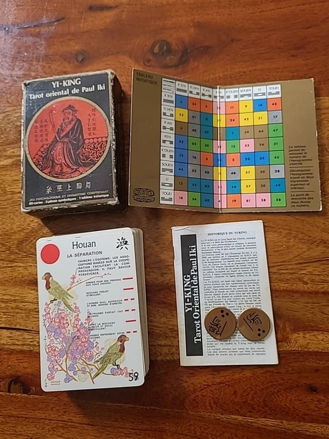 Jeu Yi King Tarot Oriental De Paul Iki (Grimaud?) – Cartomancie 1972, Louis Pauwels