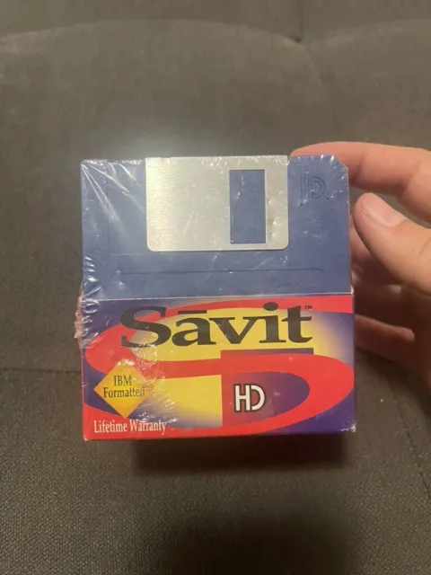 Savit 25 Pack Assorted Colors 3.5" Floppy Disk NEW HD Double Sided