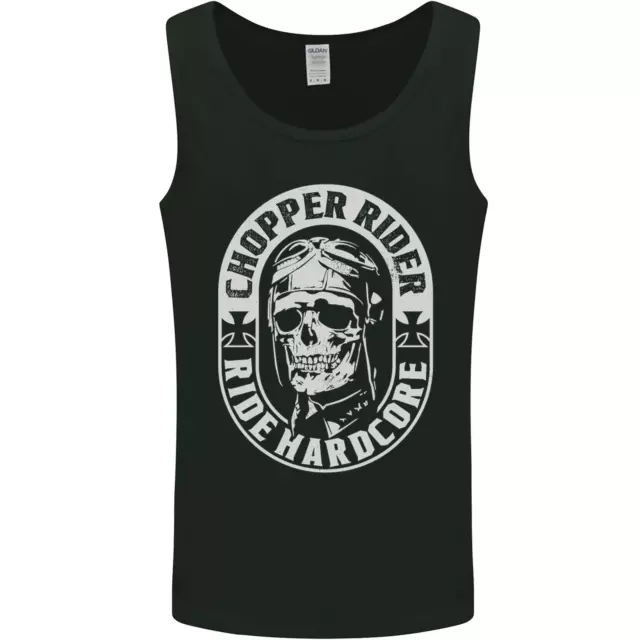 Biker Chopper Rider Motorbike Motorcycle Mens Vest Tank Top