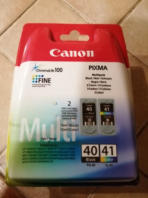 Set Cartucce Houseoftoners Nero E Colore 2 Cartucce Ricaricabili Per Stampante Canon - Modelli PG-40 (Nero) E CL-41 (Colore), Compatibili Con IP2600 Cartucce Per Canon Pixma IP2600 - Foto 7