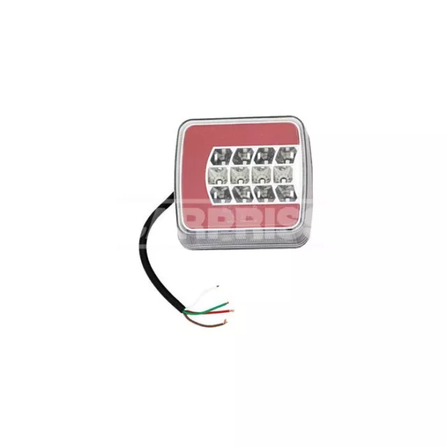 Box of 10 taillights right side for trailer LED 10 6X10X3,5 CM 12/24V IP67 15