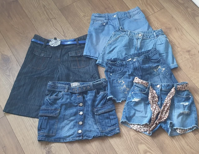 Girls Next Denim Bundle Age 11 🤩 + 2 Bnwt shorts