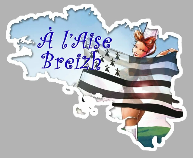 Autocollant Sticker Chaussure Bretagne Breizh - Neuf - Logo 942 - Fabriqué En France