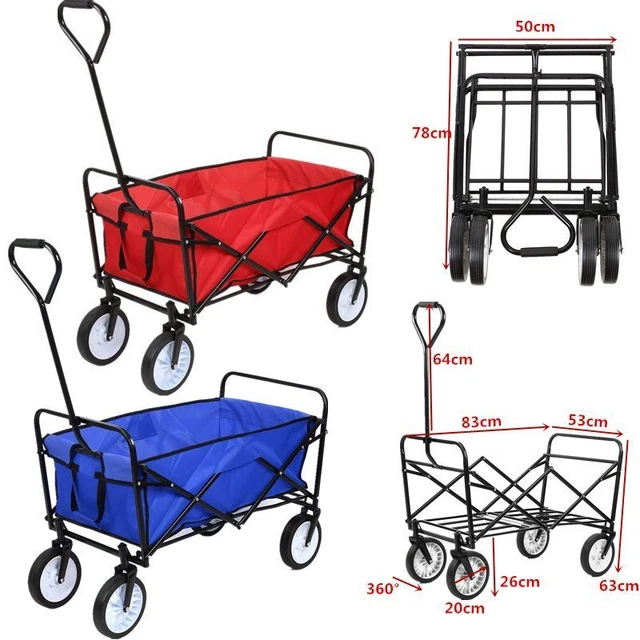 Schwerlast Plattformwagen 680kg - Klappbarer Transportwagen Mit 360° Rädern Für Lager & Werkstatt