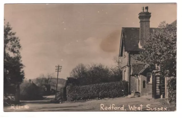 GB Sussex Postcard *REDFORD* Real Photo RP PPC Unused {samwells-covers}KA451