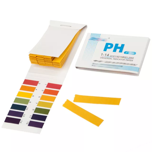 TRIXES Litmus Paper NEW pH 1 to 14 Test Book 80 Strips for Soil Water Liquid