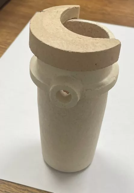 Ceramica Crucible Manicotto di Fusione W/ Cover Oro Argento Gioielli