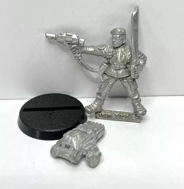 Storm Trooper Sergeant Astra Militarum Imperial Guard Metall OOP RAR Metall #4