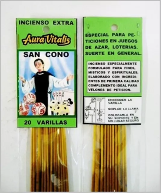 San Cono Incienso Esotérico, Esoteric Incense 20 Varillas/Sticks