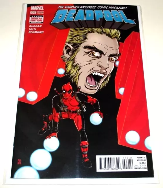 DEADPOOL # 9 Marvel Comic (Aug 2016) NM 2nd PRINTING VARIANT COVER EDITION