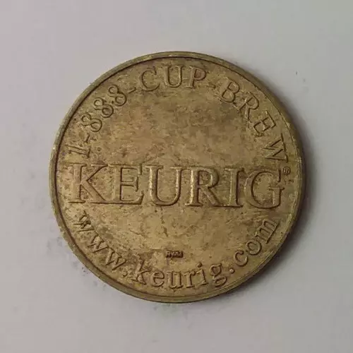 Keurig Coffee House Taste By The Cup Vending Machine Coin Token 24mm