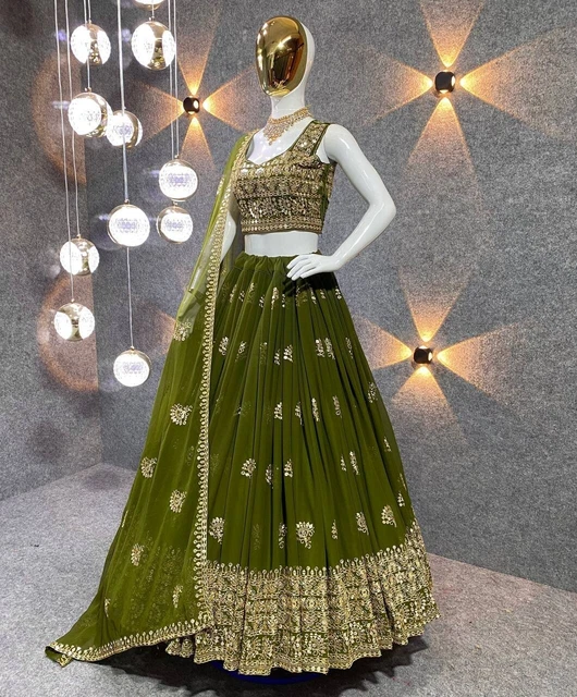 Costume Sharara Femme En Mousseline - Tenue Asiatique/indienne/pakistanaise Pour Mariage - Neuf Sans étiquettes
