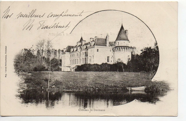 DORMANS - Marne - CPA 51 - beautiful 1900 card - le Chateau 5