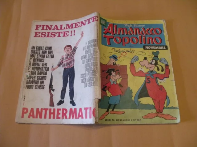 Almanacco Topolino 1967 N.11 Mondadori Disney Originale Buono Bollini