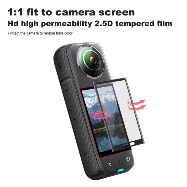 FiTSTILL -Beschermingsset voor Insta 360 X5, displaybescherming van