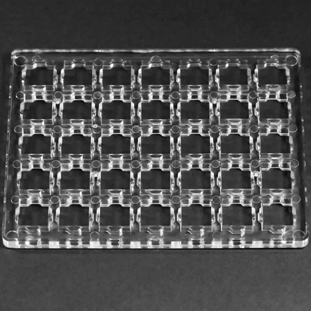 Mechanical Keyboard 35 Slot Acrylic Switch Tray - Perfect for Switch Testing!