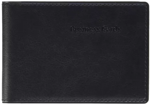 SIGEL VZ170 Card Holder / Card Wallet, leather-look, for up to 40 cards, Black b