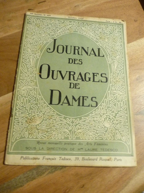 Journal Des Ouvrages De Dames À VENDRE! - PicClick FR